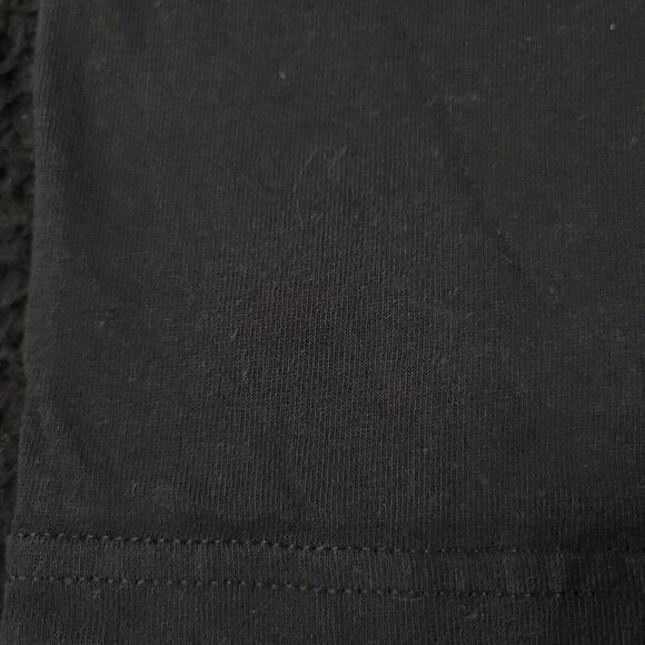 Delta Pro Weight Mens T-Shirt Black Size Medium Cotton Pullover Short Sleeve - Picture 12 of 12